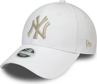 Produktbild von New Era 9Forty Damen Cap - METALLIC New York Yankees weiß