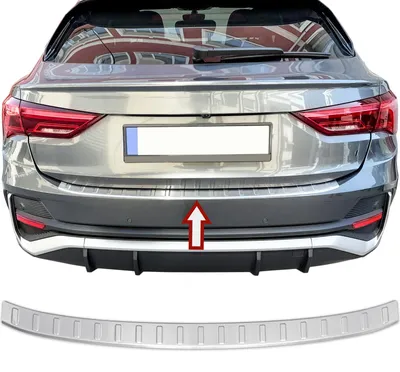Immagine prodotto di Protezione per il bordo del vano di carico, in gomma antiscivolo, per Audi Q3 Sportback, modello F3, dal 2019 in poi