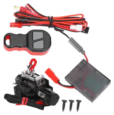 Obrázek produktu pro Sada dálkového ovládání navijáku, díly pro RC modely, vhodné pro Axial SCX10 90046 1/10 Crawler
