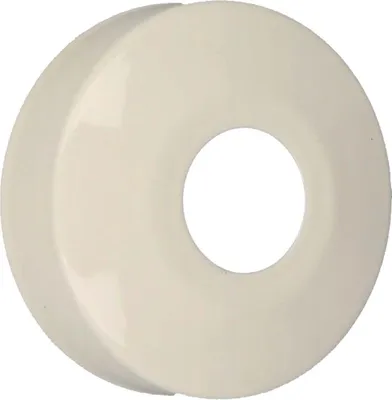 Produktbild von tecuro DESIGN-Hahnrosette (1/2 ) Ø 22 mm x Ø 61 mm x 25 mm - weiß