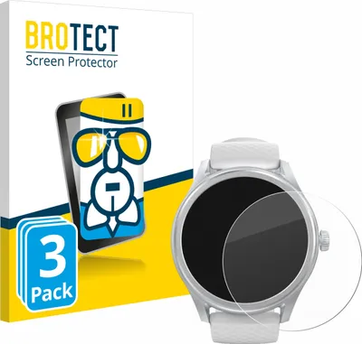 Produktbild von 3x BROTECT Schutzglas für Hama Smartwatch 5010 Schutzfolie Panzer Folie Glas Display Schutz klar