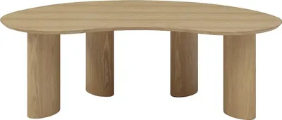Produktbild von Couchtisch mit Eschenfurnier – Hell natur – CALYNOR