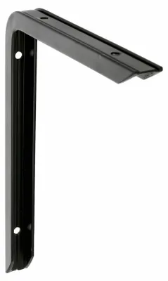 Produktbild von AMIG Regalbodentrager - Aluminium - schwarz - H200 x B150 mm