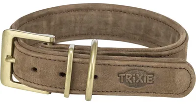 Produktbild von TRIXIE Pure Halsband, Leder extra breit - 39–46 cm/35 mm