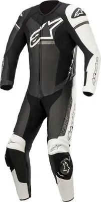 Immagine prodotto di Alpinestars GP Force Phantom Tuta da moto in pelle a 1 pezzo, nero/bianco/grigio, 56