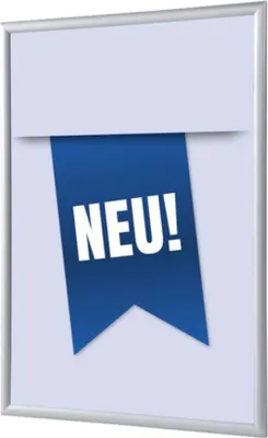 Produktbild von Showdown Klapprahmen - DIN A1 - Komplett-Set - Neu Deutsch - Grau/Silber