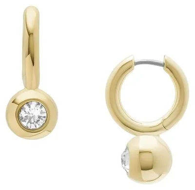 Produktbild von Fossil Creolen-Ohrringe Damen Bright Baubles Metall Gold-Ton JA7254710