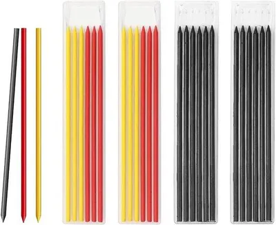 Obrázok produktu pre 28 mm guľôčkové perá HB pre tesárov – 24 ks – s hlbokým značkovačom – náplne pre tesárske práce