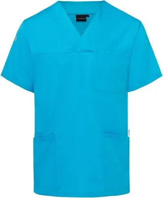 Produktbild von KARLOWSKY Herren Schlupfkasack ESSENTIAL V-Neck Regular Pazifikblau L
