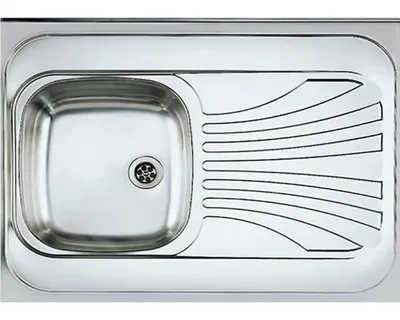 Produktbild von Alveus 1095618, Unterbauspüle, Rechteckig, Edelstahl, Edelstahl, 1 Becken, Rechteckig