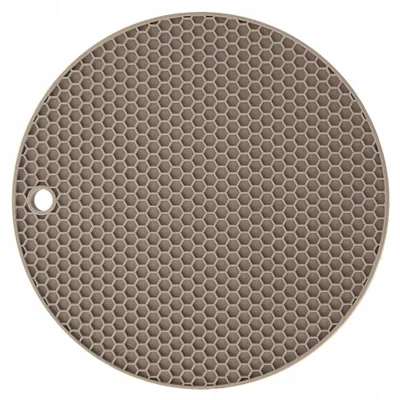 Produktbild von Orion Silikon Topfuntersetzer 17,5x17,5cm Beige Hitzebeständig