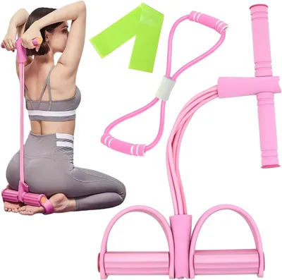 Produktbild von Pedal Widerstandsband mit 8-förmigem Band und Fitnessbändern