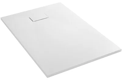 Obrázek produktu pro CERANO - Sprchová vanička obdélníková Gusto - SMC/minerální kompozit - strukturovaná bílá matná - 90x70x3 cm