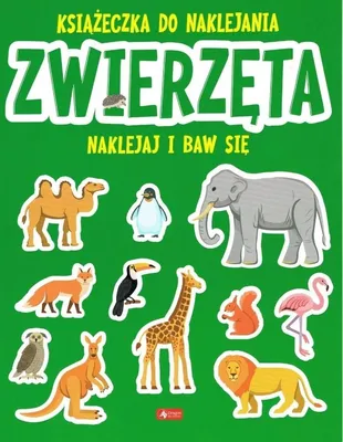 Obrázok produktu pre Zwierzęta - Książeczka do naklejania dla dzieci