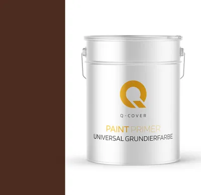 Produktbild von Universal Grundierfarbe | Grundiermittel für Innen Außen | Acrylat Dispersion | Mahagonibraun 10L
