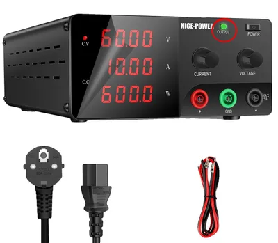 Produktbild von Stromversorgung, einstellbare Spannung, konstante Stromstärke, 60V 10A AUSGANG
