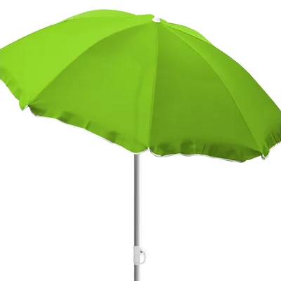 Produktbild von Sonnenschirm rund Ø1,80m lime grün Polyester knickbar UV Schutz