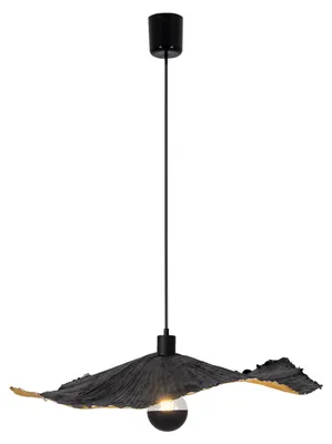 Zdjęcie produktu dla Lampa wisząca Crazy Paper E27 Ø56cm czarna