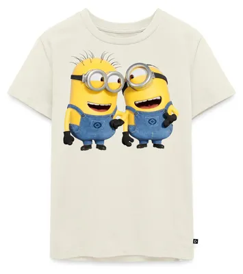 Produktbild von Spreadshirt Minions Despicable Me Phil Und Stuart Kinder Premium T-Shirt, 122/128 (6 Jahre), Naturweiß