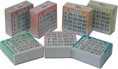 Produktbild von Bingo Spiel Karten Bingokarten 7x Ticket-Block mit je 500 Scheinen 3500 Tickets