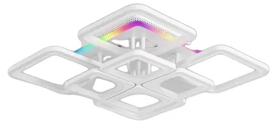 Obrázek produktu pro Stropní svítidlo, dálkové ovládání, osvětlení šetrné k očím, RGB, aplikace s RC stmíváním