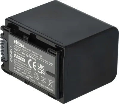 Produktbild von vhbw Akku kompatibel mit Sony HDR-CX105E, HDR-CX115E, HDR-CX110E, HDR-CX100E, HDR-CX106E Videokamera Camcorder (1300 mAh, 7,2 V, Li-Ion) + Infochip