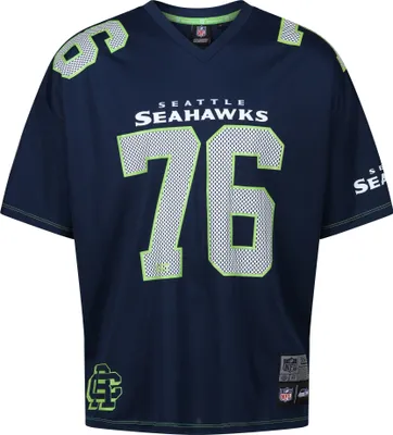 Produktbild von Recovered T-Shirt NFL Seahawks Est 76 Oversized mit coolen Prints Navy L