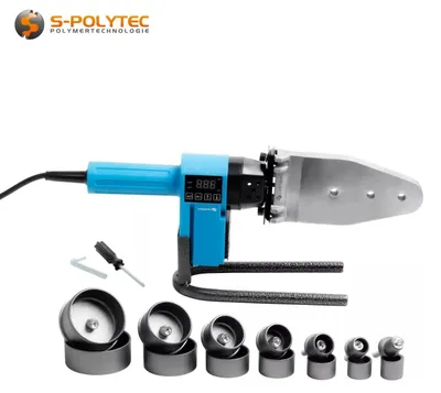 Imagen del producto de Máquina de soldadura para tuberías - 850 W de potencia - Para tuberías de 16-63 mm - Soldadura de tuberías de plástico - Máquina de soldadura PPR