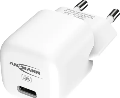 Produktbild von ANSMANN USB-Ladegerät Home Charger HC130PD-mini USB-C weiß