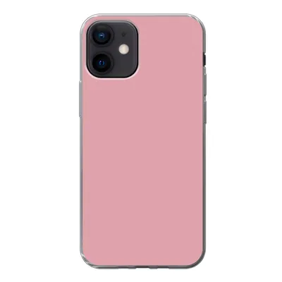 Produktbild von MuchoWow® Handyhülle Schutzhülle Hülle für iPhone 12 Rosa - Farben - Innenraum - Einfarbig - Farbe Silikon Softcase Handy Hülle - Schutzhülle