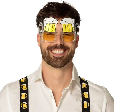 Produktbild von Bierfest Partybrille "Anton" Bierbrille | Gelb