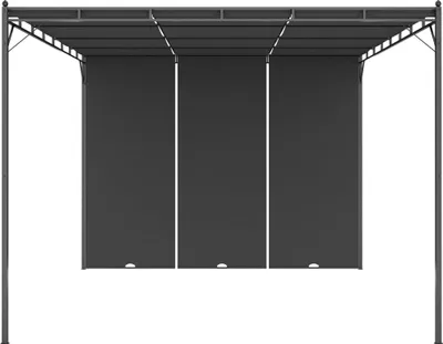 Immagine prodotto di Gazebo da Giardino con Tenda Laterale 4x3x2,25 m Antracite