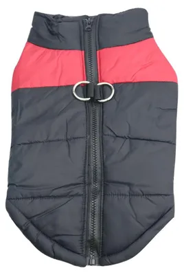 Produktbild von Warmer, wasserdichter Mantel für Haustiere, rot (Größe 4XL)