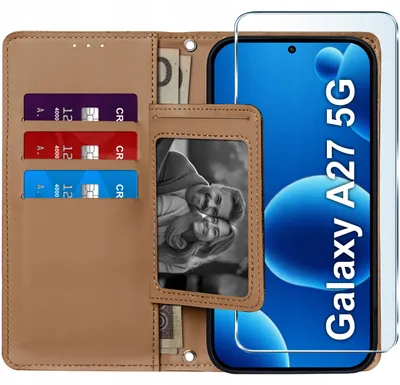 Obrázok produktu pre ETUI z klapką do Samsung A27 5G Zamykane Magnetyczne + SZKŁO 9H