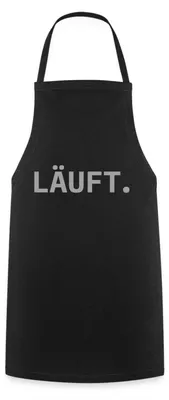Produktbild von Spreadshirt Stromberg Läuft Kochschürze, One size, Schwarz