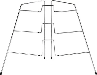 Produktbild von Famanu Eckplattenregal - Küchenorganizer - Platzsparend - Silber