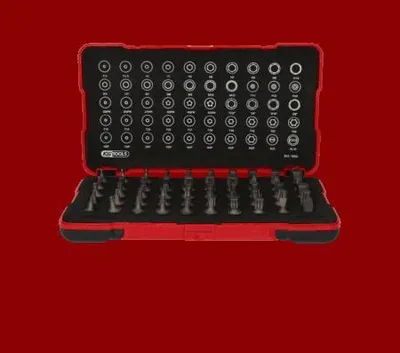 Zdjęcie produktu dla Zestaw bitów KS-TOOLS Zestaw nasadek 1/4", bardzo krótkie, 5