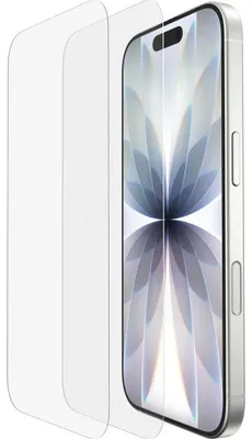 Productafbeelding van 2x1 Belkin ScreenForce beschermfolie voor displays, geschikt voor iPhone 17/16 Pro, model OVA165hq