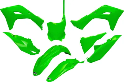 Immagine prodotto di Set di rivestimenti per carrozzeria UFO Plast UFO Kawasaki verde