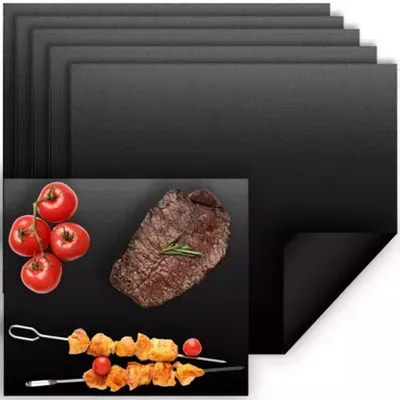 Produktbild von Backmatte FlameGuard Pro: 5-teiliges Grill-/Ofenmatten-Set