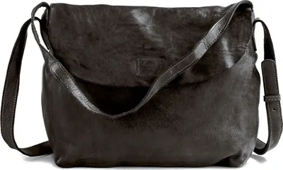 Produktbild von HAROLD'S Leder Umhängetasche Schultertasche Submarine Shoulderbag Black schwarz