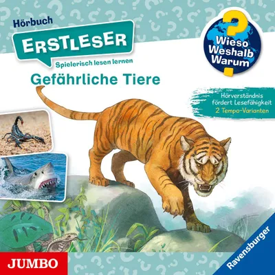 Produktbild von Wieso? Weshalb? Warum? Erstleser. Gefährliche Tiere/CD