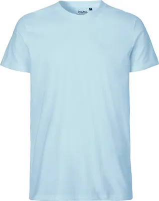Produktbild von Neutral O61001 | Mens Fitted T-Shirt +GOTS- - Farbe: Light Blue - Größe: XL