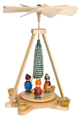 Produktbild von Pyramide Laternenkinder bunt Teelichter BxHxT 20x23x20cm NEU