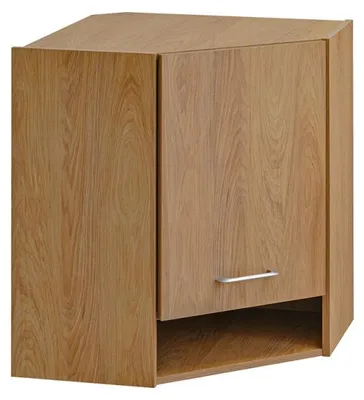 Image de Meuble d'angle haut de cuisine "Laxy" - Marron - L 60 x H 72 x P 60 cm