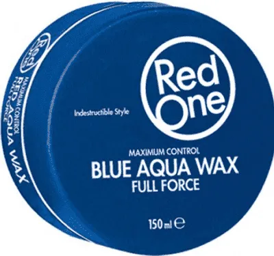 Produktbild von Red One Aqua Haargel Wachs Extra Stark Blau, 150 ml