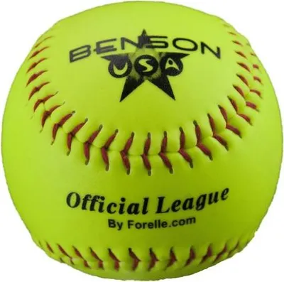 Obrázek produktu pro Benson VSPB11Y 11palcový šitý oficiální ligový softbalový míč na trénink