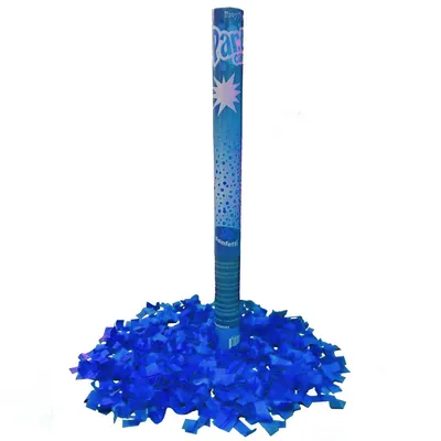 Produktbild von Konfettikanone 60 cm Party Shooter mit farbigen Konfettistreifen verschiedene Farben