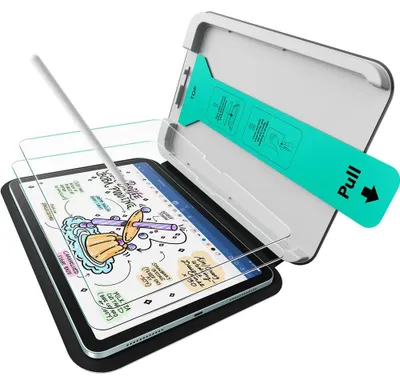 Produktbild von Gehärtetes Glas mit Positionierungsrahmen ESR Paper Feel für iPad Air 11" / 10.9" 2020-2026, Transparent
