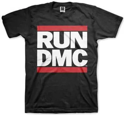 Zdjęcie produktu dla Run DMC Logo Black L Koszulka